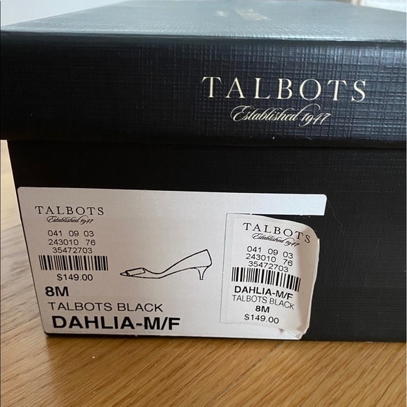 Talbots Dahlia Calf Hair Bow Mini Heel - Picture 6 of 10